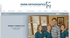 Desktop Screenshot of parisiorthodontics.com